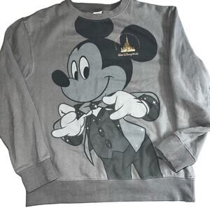 Walt Disney World 50th Anniversary Mickey Mouse Pullover Sweatshirt Women Small